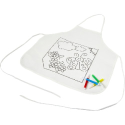 Fartuch kuchenny do kolorowania flamastry