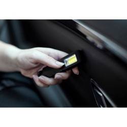 Latarka bezpieczeństwa 4 LED COB przecinak do pasów młotek bezpieczeństwa