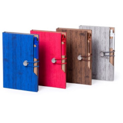 Zestaw do notatek notatnik ok A6 karteczki samoprzylepne długopis