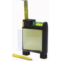 Miara 2m poziomica notatnik długopis