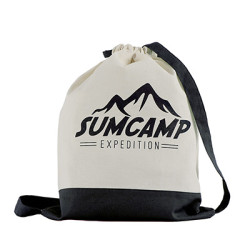 Bawełniany worek z szerokimi paskami | Tess