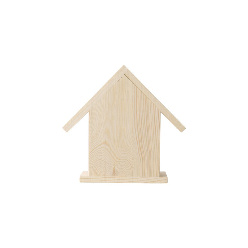 Domek dla ptaków do malowania farbki i pędzelek