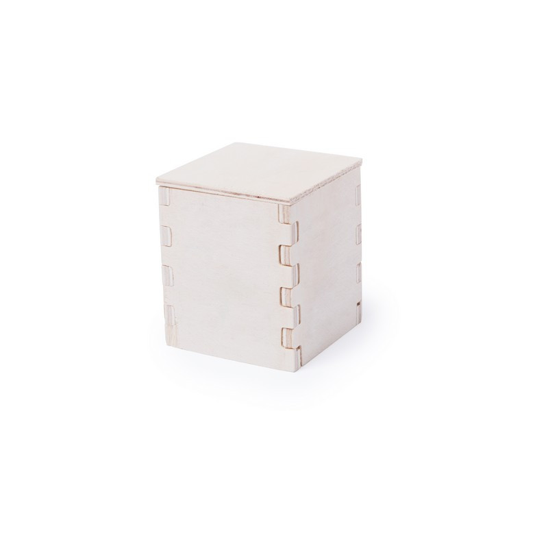 Mięta pieprzowa z doniczką drewniana osłonka na doniczkę