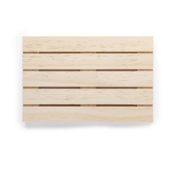 Drewniana podkładka pod kubek "paleta"