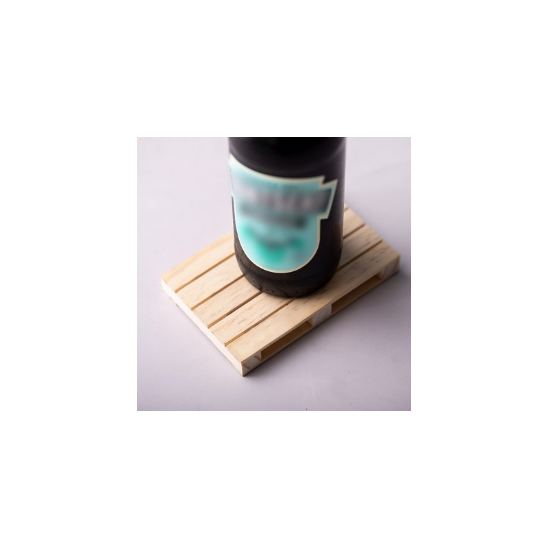 Drewniana podkładka pod kubek "paleta"