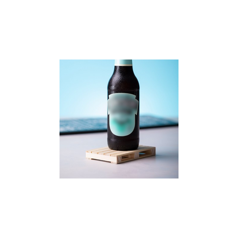 Drewniana podkładka pod kubek "paleta"