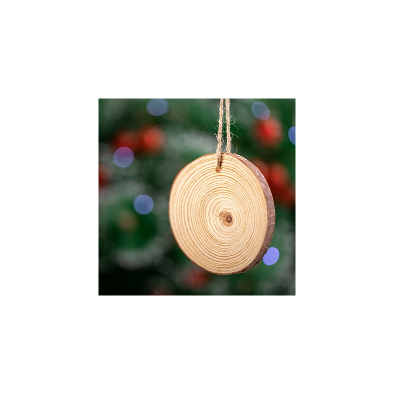 Drewniana zawieszka świąteczna