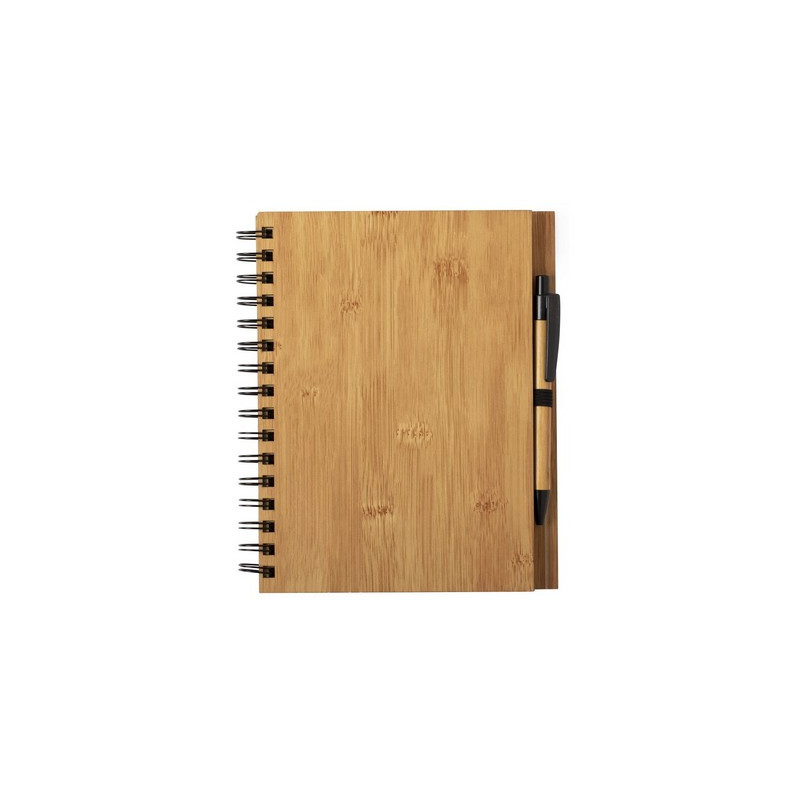 Bambusowy notatnik ok A5 z długopisem