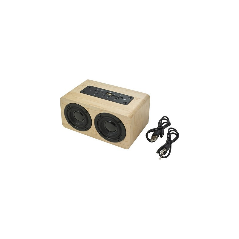 Drewniany głośnik bezprzewodowy 2 x 5W