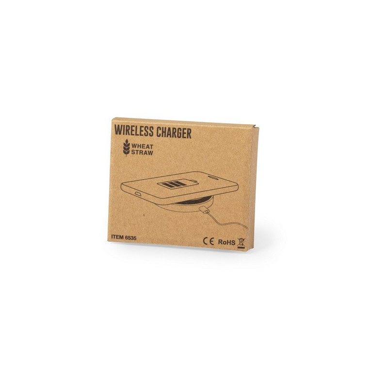 Ładowarka bezprzewodowa 5W ze słomy pszenicznej