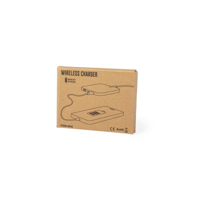 Ładowarka bezprzewodowa 10W ze słomy pszenicznej