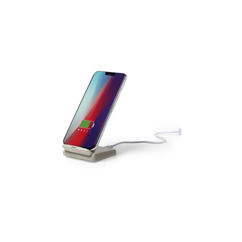 Ładowarka bezprzewodowa 10W ze słomy pszenicznej stojak na telefon