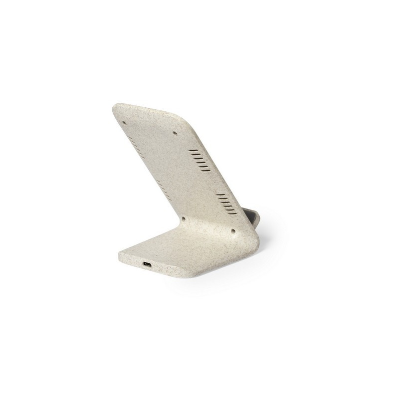 Ładowarka bezprzewodowa 10W ze słomy pszenicznej stojak na telefon