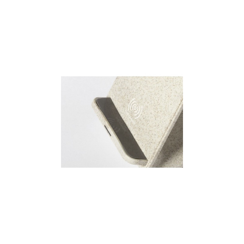 Ładowarka bezprzewodowa 10W ze słomy pszenicznej stojak na telefon