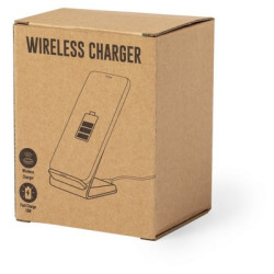 Ładowarka bezprzewodowa 10W ze słomy pszenicznej stojak na telefon