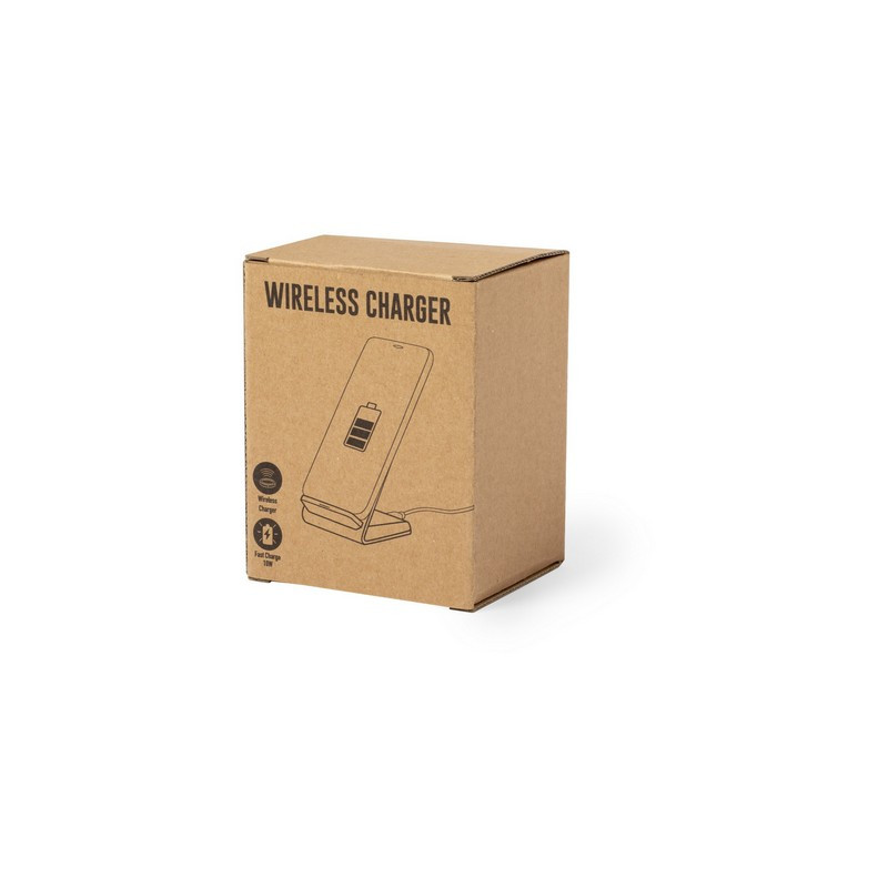 Ładowarka bezprzewodowa 10W ze słomy pszenicznej stojak na telefon