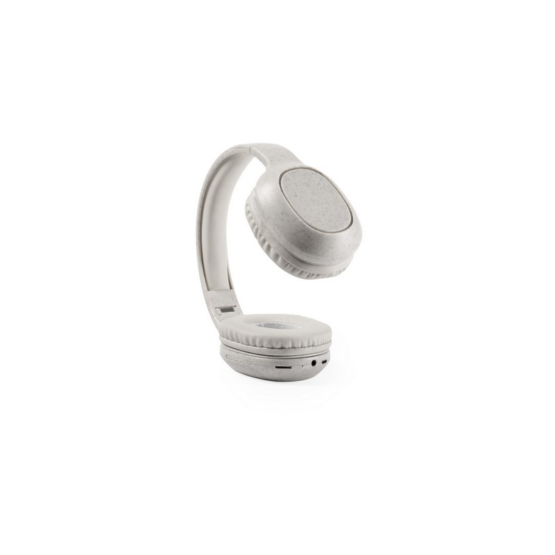 Składane bezprzewodowe słuchawki nauszne ze słomy pszenicznej radio