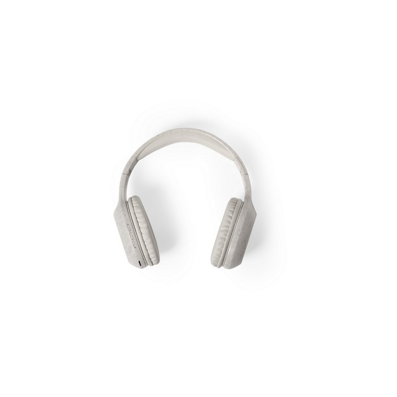 Składane bezprzewodowe słuchawki nauszne ze słomy pszenicznej radio