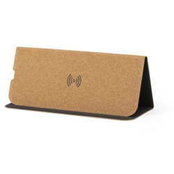 Korkowa podkładka pod mysz ładowarka bezprzewodowa 5W stojak na telefon