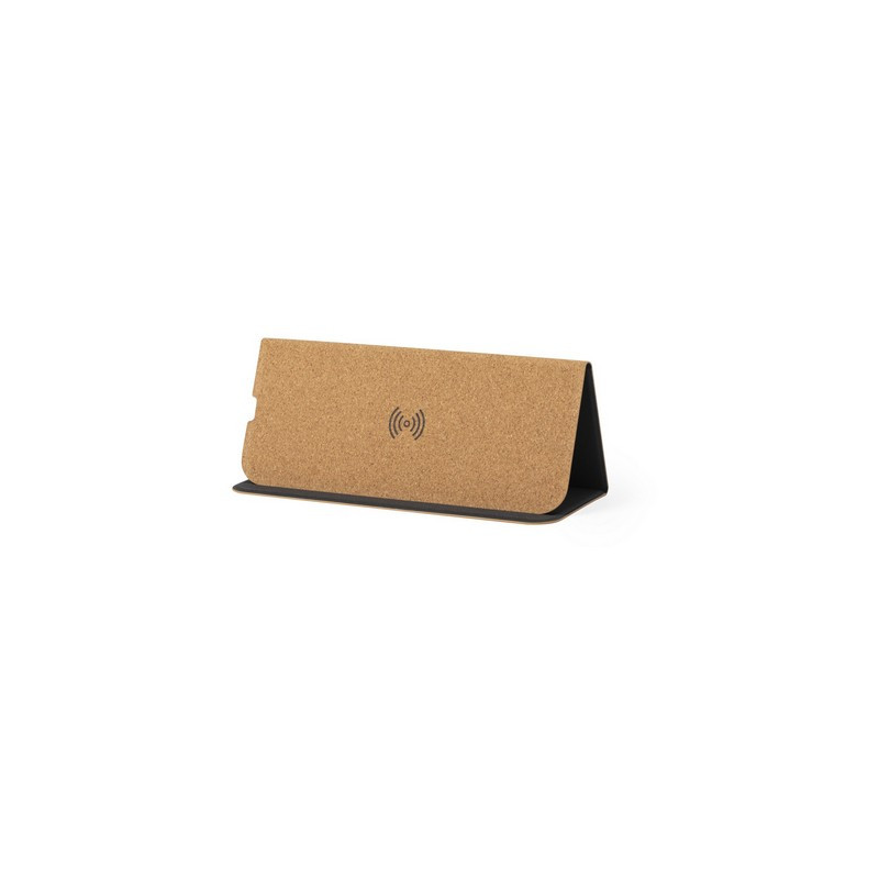 Korkowa podkładka pod mysz ładowarka bezprzewodowa 5W stojak na telefon