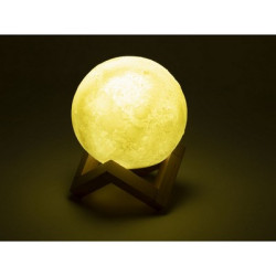 Głośnik bezprzewodowy 3W "księżyc" lampki LED