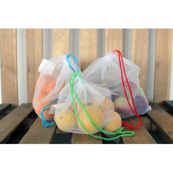 Zestaw woreczków na owoce i warzywa RPET 3 szt | Steven