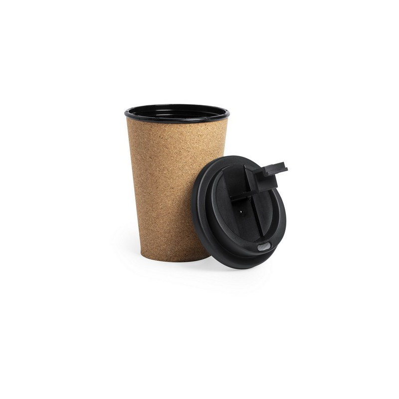 Korkowy kubek podróżny 350 ml z wieczkiem