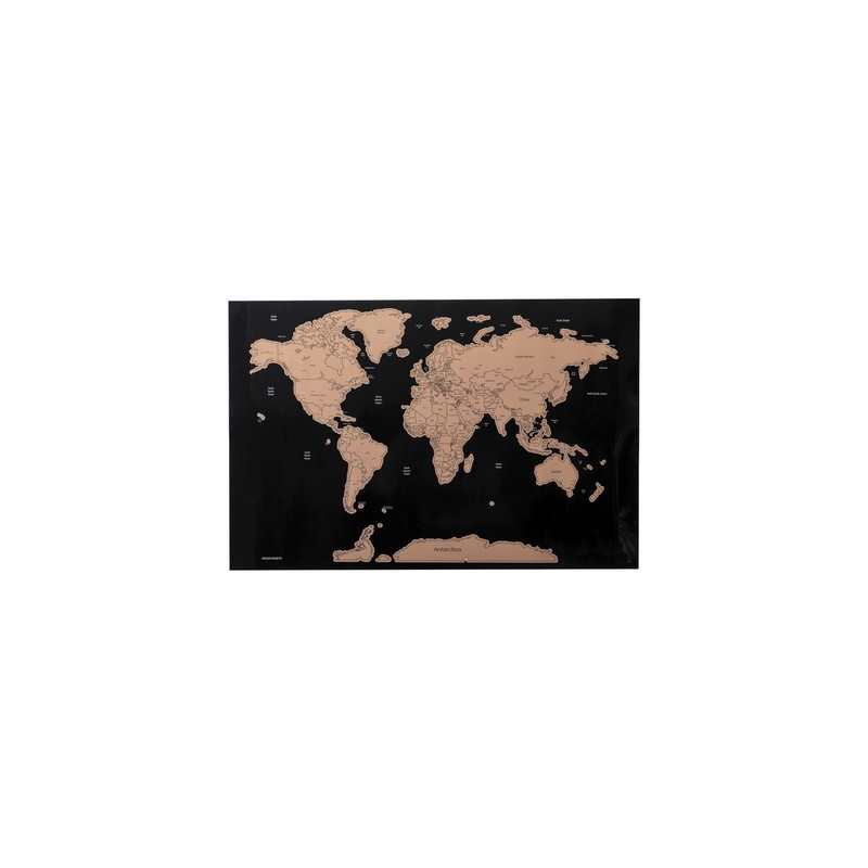 Mapa świata zdrapka