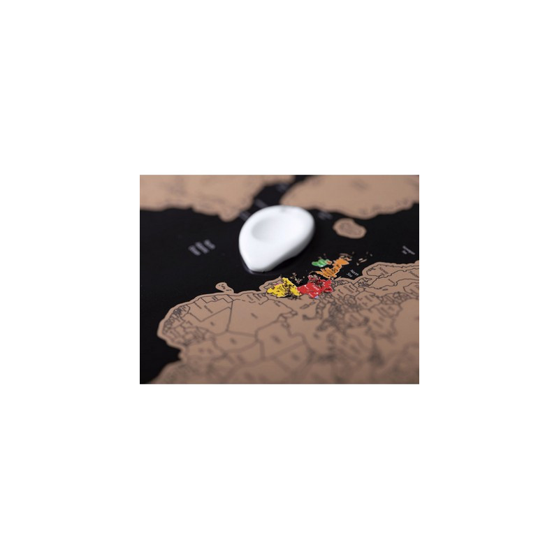 Mapa świata zdrapka