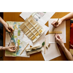 Zestaw szkolny piórnik ołówek długopis linijka gumka i temperówka | Landon