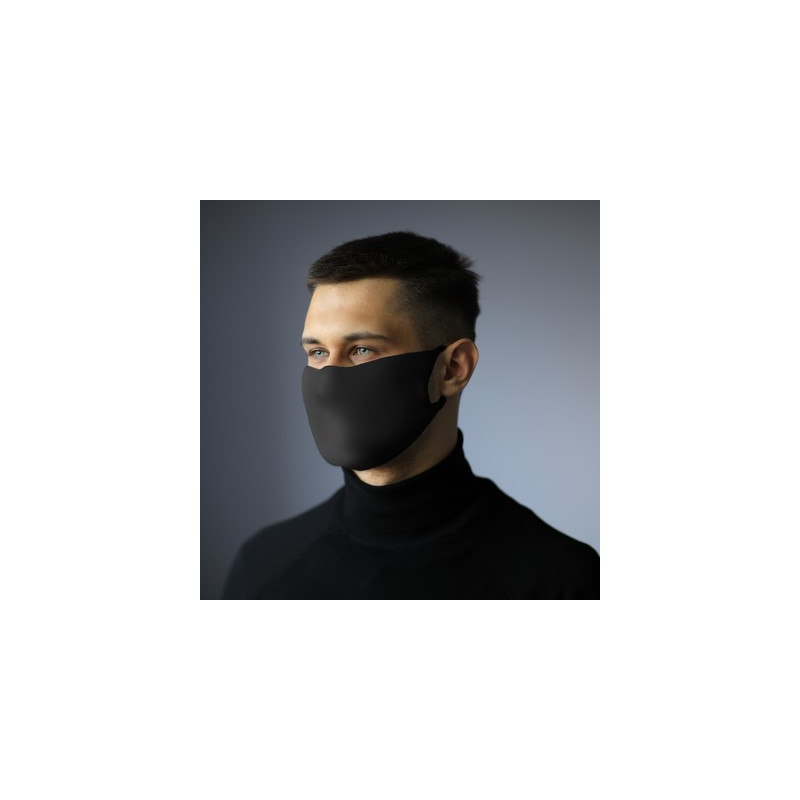 Maseczka wielokrotnego użytku z miejscem na filtr i jonami srebra