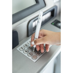 Długopis antybakteryjny z atomizerem i zatyczką touch pen