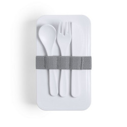 Antybakteryjne pudełka śniadaniowe 2 szt 2x700 ml sztućce