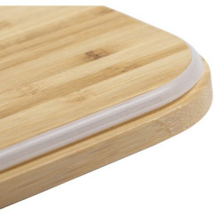 Pudełko śniadaniowe 600 ml bambusowe wieczko sztućce