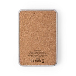 Bezprzewodowy power bank 5000 mAh ze słomy pszenicznej ładowarka bezprzewodowa 5W