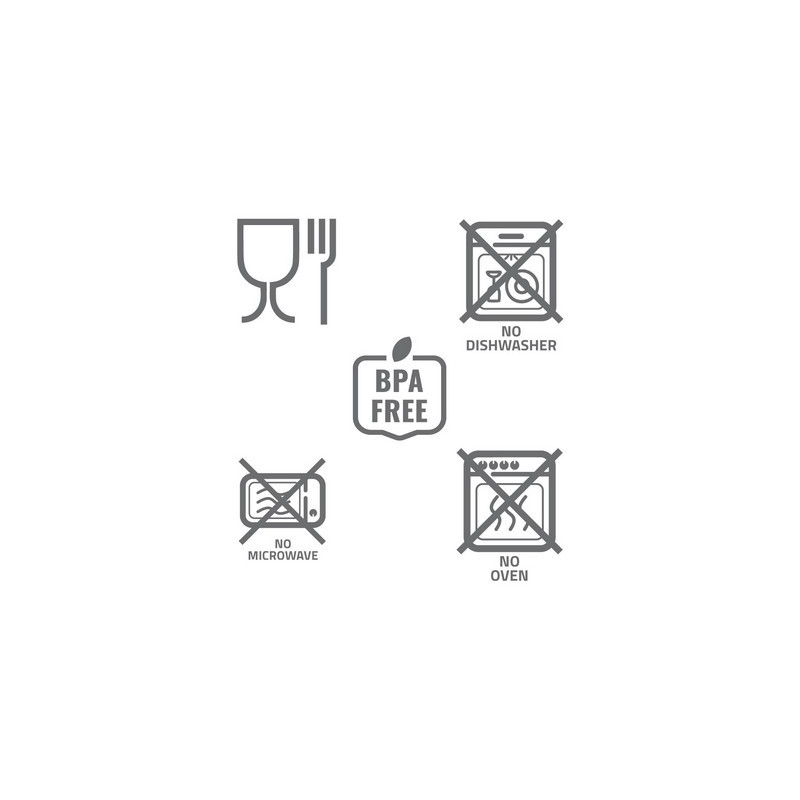 Butelka sportowa 750 ml Air Gifts | Terry