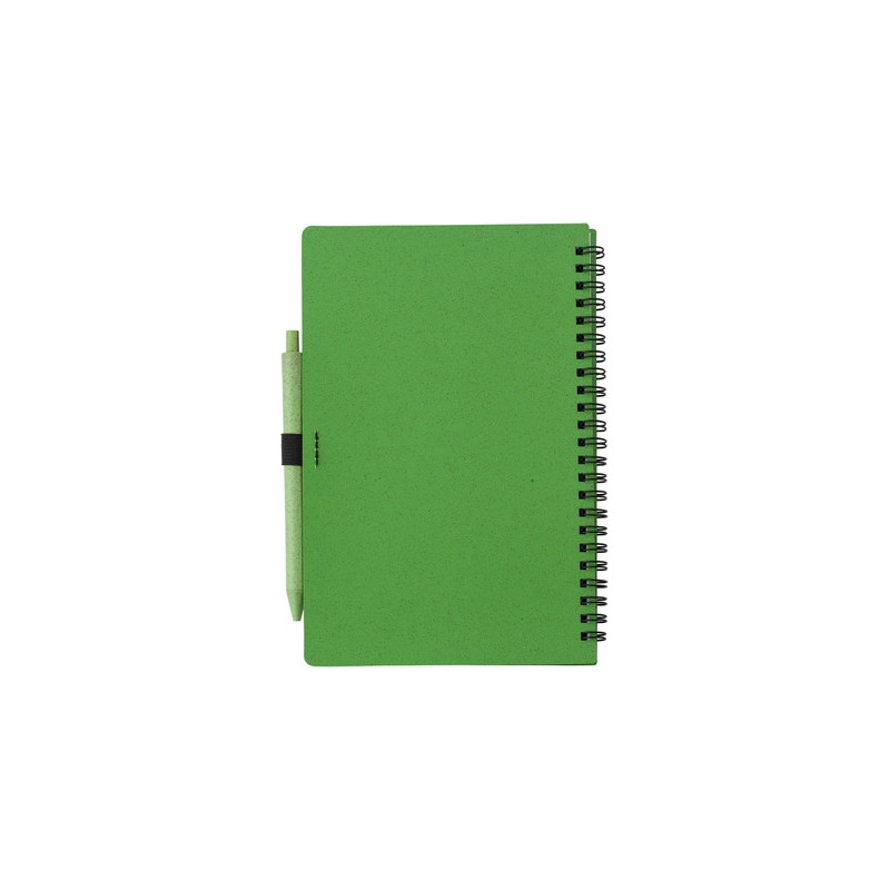 Notatnik ok A5 ze słomy pszenicznej z długopisem