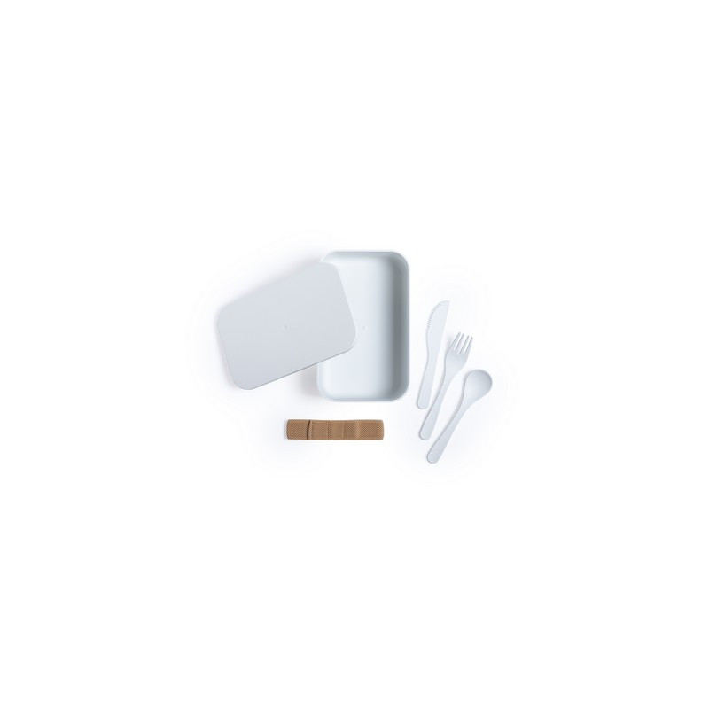 Pudełko śniadaniowe 1 L z PLA sztućce