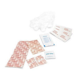 Torba rowerowa z wyposażeniem zestaw naprawczy apteczka poncho | Fabio