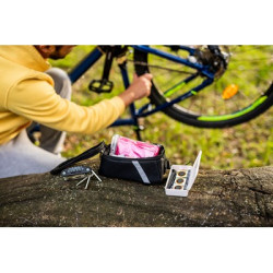 Torba rowerowa z wyposażeniem zestaw naprawczy apteczka poncho | Fabio