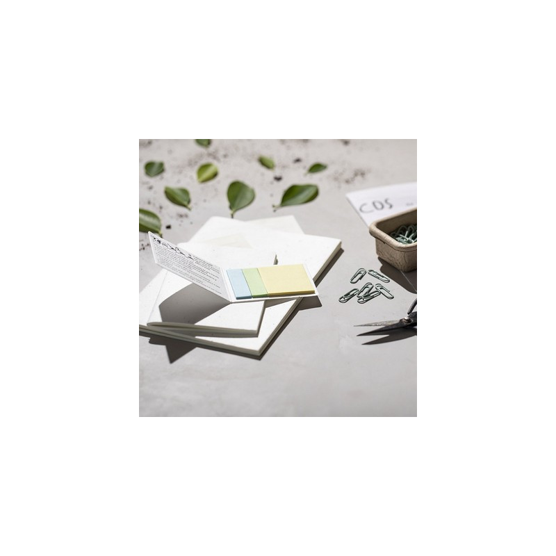 Zestaw do notatek karteczki samoprzylepne papier z nasionami