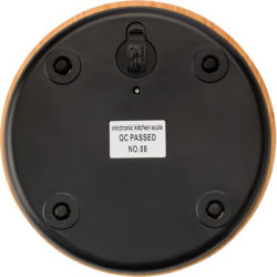 Waga kuchenna z bambusowym frontem