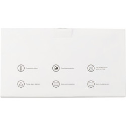 Bambusowy organizer na biurko ładowarka bezprzewodowa 5W