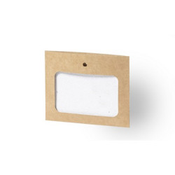 Identyfikator z nasionami dzikich kwiatów