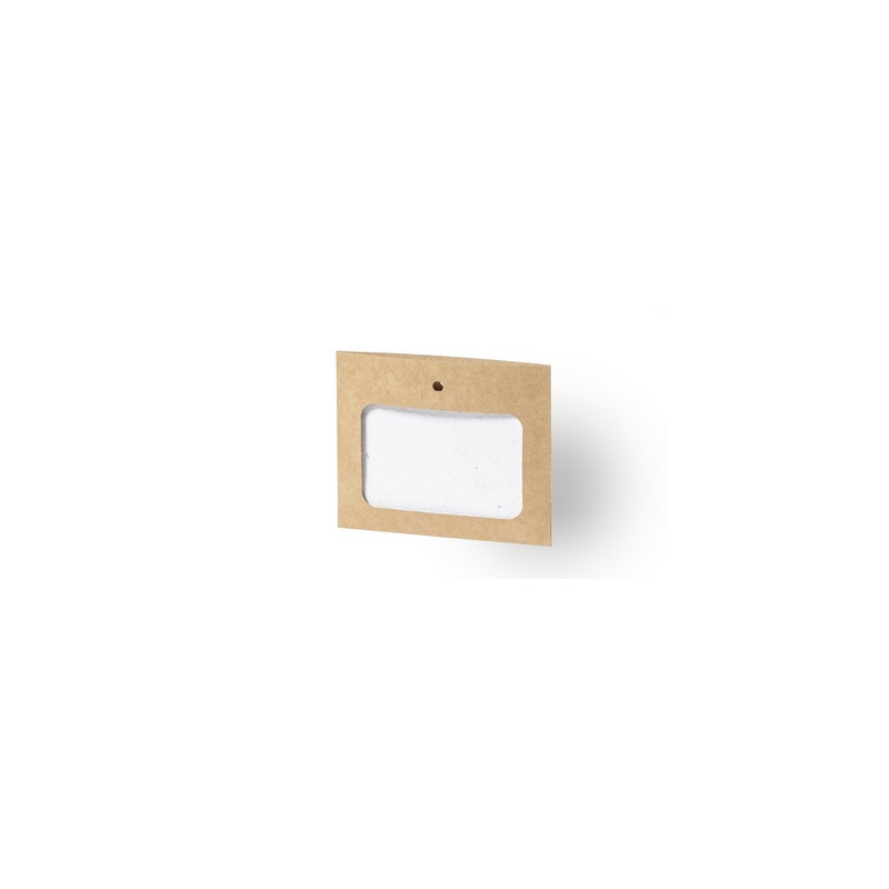 Identyfikator z nasionami dzikich kwiatów