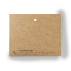 Identyfikator z nasionami dzikich kwiatów