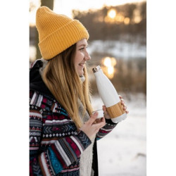 Butelka termiczna 500 ml z bambusowym elementem | Blake