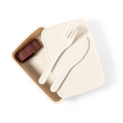 Pudełko śniadaniowe 700 ml sztućce