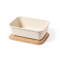 Pudełko śniadaniowe 1 L bambusowe wieczko