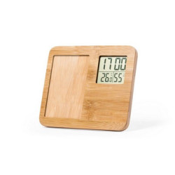 Bambusowa stacja pogodowa ramka do zdjęć